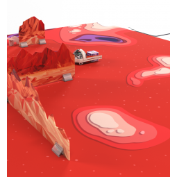 Ozobot Challenge mat: Mars, 035020-01