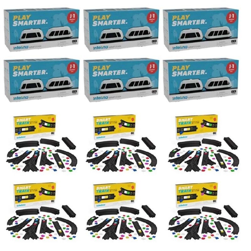 intelino Smart Train Classroom Bundle (pack of 6), INT-J1 6PACK