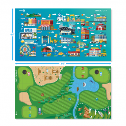 Tapis double face Sphero Villes/Golf, SP-SPH22855