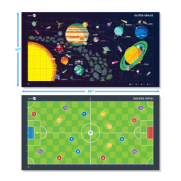 Tapi double face Sphero Espace / Football, SP-SPH25177