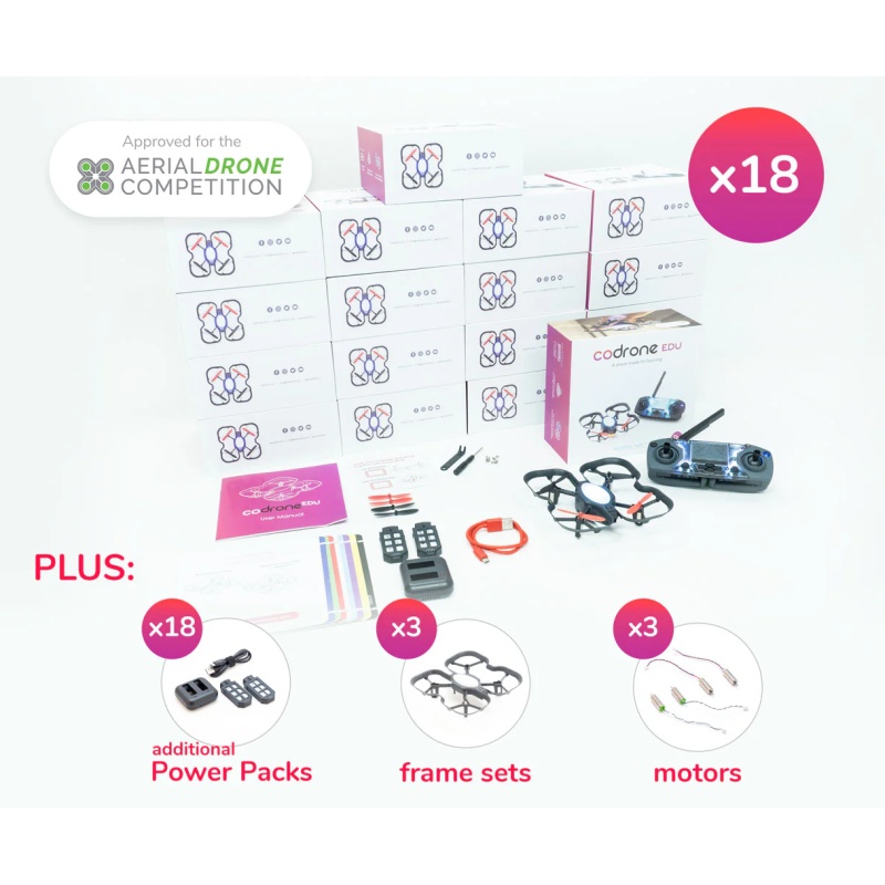 Pack Robolink CoDrone EDU (18 drones), RL-CDE-CPNP-18
