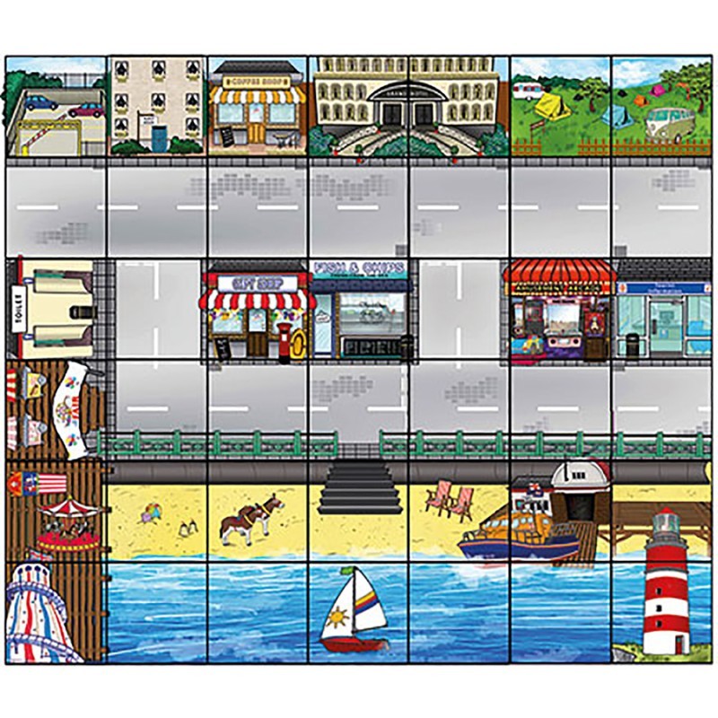 TTS Bee-Bot Tapis de sol 'Au bord de mer', GBBSM