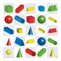 TTS vormen en kleuren 3D mat, IT01075