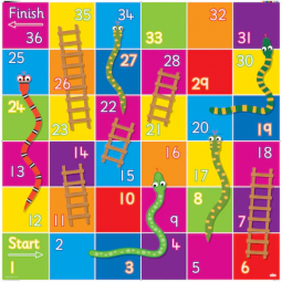 TTS Snakes and Ladders Mat