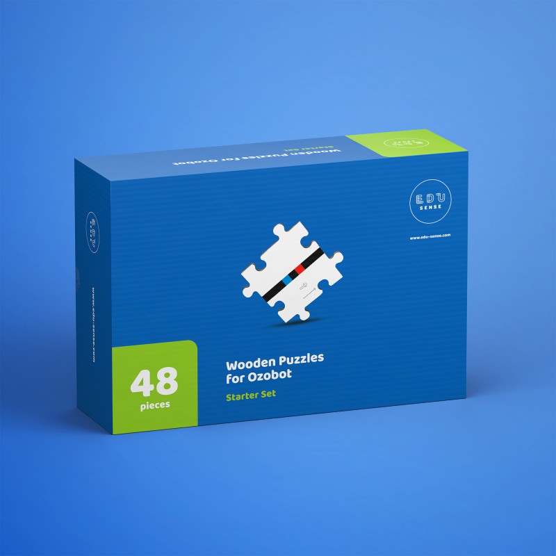 EduSense houten puzzel voor Ozobot - Starterset, E-01-015