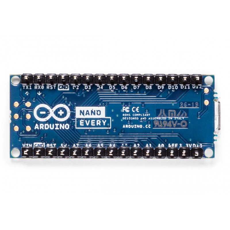 Arduino Nano Every avec connecteurs, ABX00033
