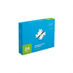 EduSense puzzles en bois pour Ozobot - Ensemble Vitesse, E-01-016