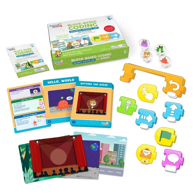 Lespakket met blokgebaseerde programmeeropdrachten voor ScratchJr, LR97365
