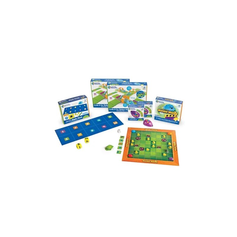 Learning Resources Code & Go® Robot Mouse Classroom Set, LER2862
