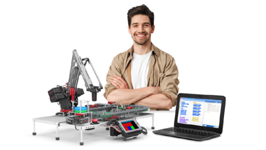 VEX V5 Workcell: industrieel robotarmmodel voor STEM-onderwijs