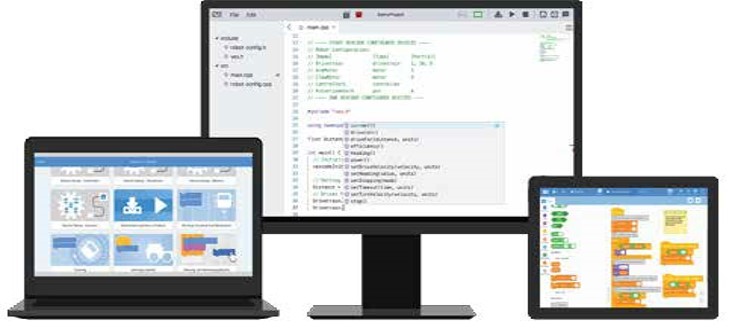 VEXcode C++, Python. Educational robotics in secondary and high school